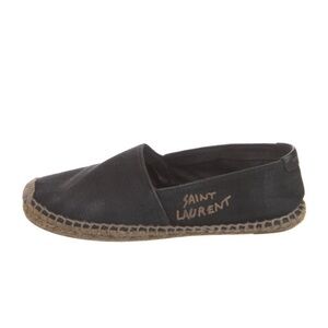 Saint Laurent Black Canvas Espadrilles